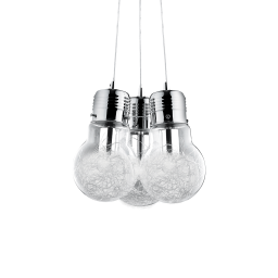 081762 Lampa wisząca luce max sp3 alluminium Ideal Lux - Mega RABATY w koszyku %