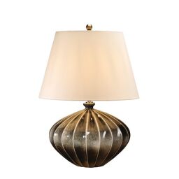 RIB-PUMPKIN-TL Lampa stołowa Rib Pumpkin 1 Light Elstead - Mega RABATY w koszyku %