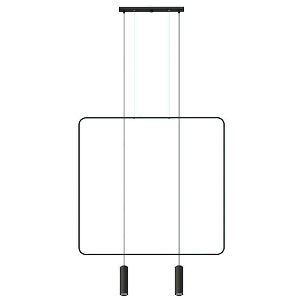 TH.019CZ Lampa wisząca RANA 2 czarna Thoro Lighting - Mega RABATY W KOSZYKU %