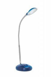 G92927/03 Lampa stołowa LED Timmi transparentna / niebieska