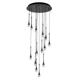 Lampa wisząca DALMA 14 ROUND BK AZ6011 AZzardo