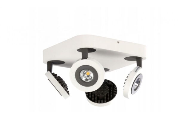 Lampa wewnętrzna - reflektor ENZO 4 KW biały - czarny  AZ0674 Azzardo