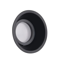 Deep  H0111 Oprawa Wpustowa Okrągła Czarna Maxlight