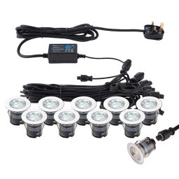 76616 IkonPRO CCT 6500K/Blue 35mm kit IP67 0.75W Saxby - MEGA rabaty w koszyku %