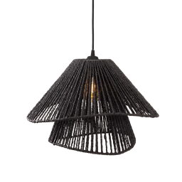 P0580 Lampa Wisząca Amalfi II Black Maxlight 