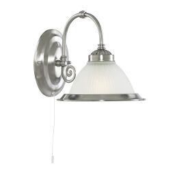 1041-1 American Diner kinkiet satyna metal Searchlight od ręki