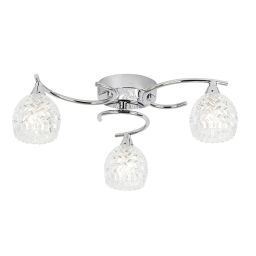 BOYER-3CH Plafon Boyer 3  semi flush Endon - MEGA rabaty w koszyku %