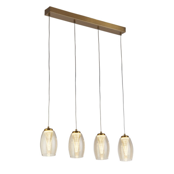 97292-4CP Cyclone Bronze 4-Light Ceiling Pendant Searchlight