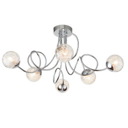 76349 Plafon Auria 6  semi flush Endon - MEGA rabaty w koszyku %