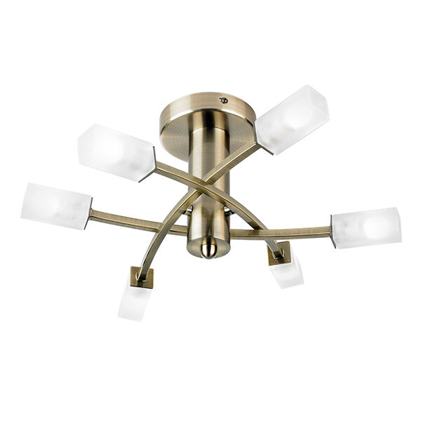 146-6AB Plafon Havana 6  semi flush Endon - MEGA rabaty w koszyku %