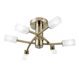 146-6AB Plafon Havana 6  semi flush Endon - MEGA rabaty w koszyku %