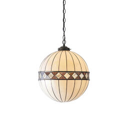 67045 Tiffany Fargo 1lt lampa wisząca Interiors1900 - MEGA rabaty w koszyku %