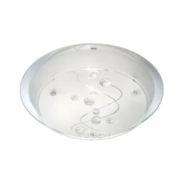 3020-25CC Cove Flush - Chrome & Glass Beads Searchlight