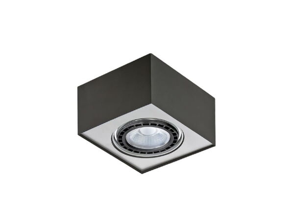 Lampa sufitowa PAULO 1 12V BLACK-ALU AZ1258 Azzardo