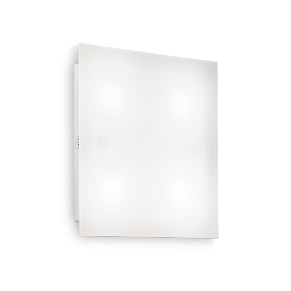 134901 Plafon flat pl4 d40 white Ideal Lux - Mega RABATY w koszyku %