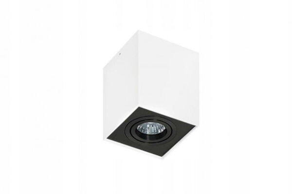 Lampa wewnętrzna - natynkowa ELOY 1 biały - czarny AZ1439 Azzardo