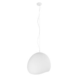P0533 Lampa Wisząca Pierre 48cm Biała Maxlight 