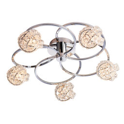 76595 Plafon Talia 5  semi flush Endon - MEGA rabaty w koszyku %