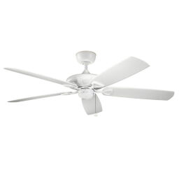 KLF-KEVLAR-60-WHT Wentylator sufitowy Kevlar – 152 cm – Matowa biel Elstead  - Mega RABATY w koszyku %