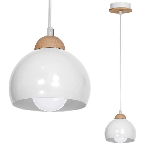 MLP6440 Lampa wisząca DAMA WHITE 1xE27 Milagro - rabaty 20% w koszyku
