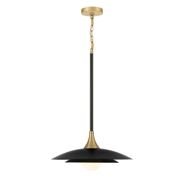 QN-WELSH-P-BK Lampa wisząca Welsh – Matowa czerń Elstead  - Mega RABATY w koszyku %