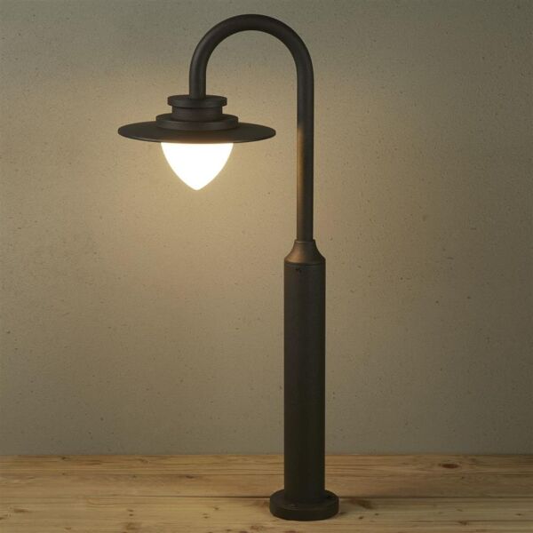 64982 Texas 800mm 8W 3000k Bollard, Graphite Searchlight