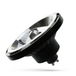 W14255 źródło LED ES111 15W 4000K czarna obudowa