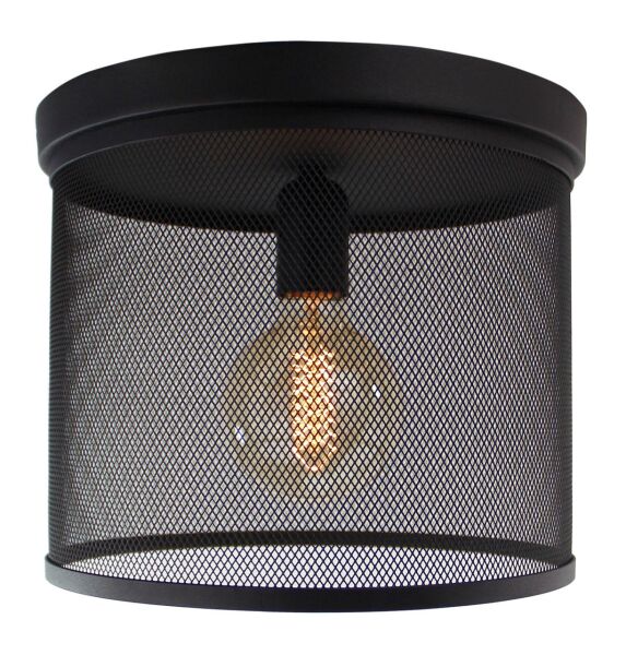 HK19239S76 Tonno lampa sufitowa 1-klapowa, czarny korund