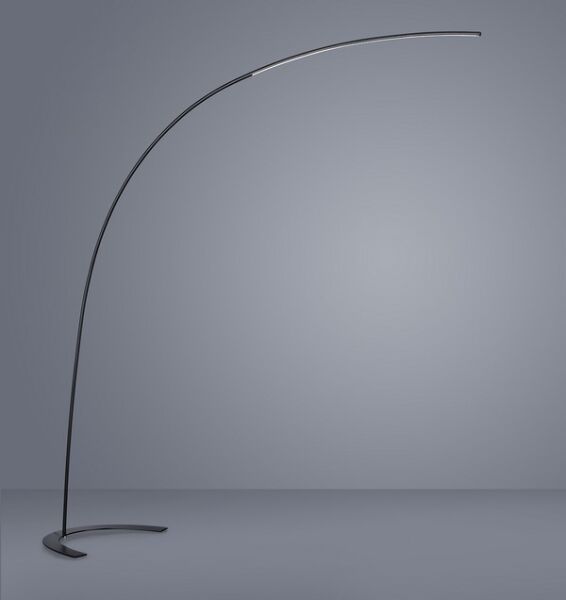 427511802 LAMPA PODŁOGOWA SHANGHAI METAL CZARNA LED - Mega RABATY W KOSZYKU %