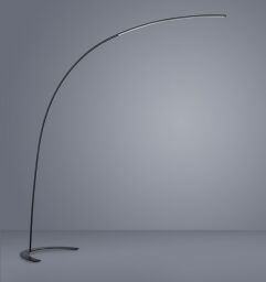 427511802 LAMPA PODŁOGOWA SHANGHAI METAL CZARNA LED - Mega RABATY W KOSZYKU %