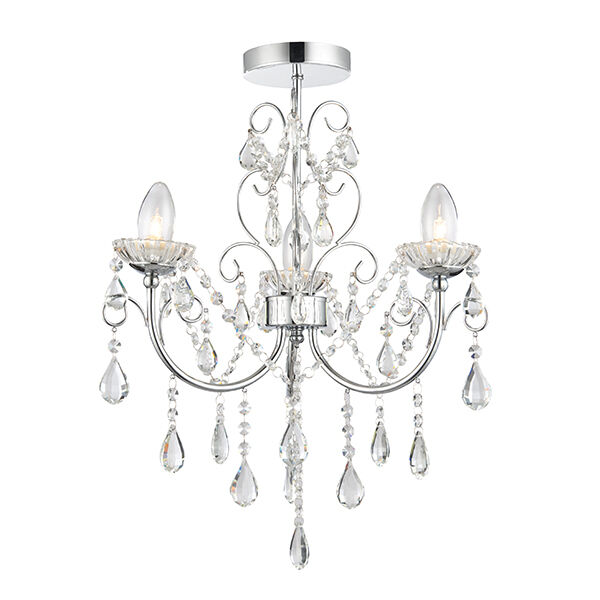 61251 Lampa łazienkowa Tabitha 3  semi flush Endon - MEGA rabaty w koszyku %