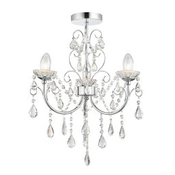 61251 Lampa łazienkowa Tabitha 3  semi flush Endon - MEGA rabaty w koszyku %