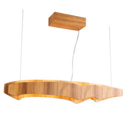 QN-HORIZON-LED-LP-100-TEAK Średnia lampa wyspowa LED Horizon Elstead  - Mega RABATY w koszyku %
