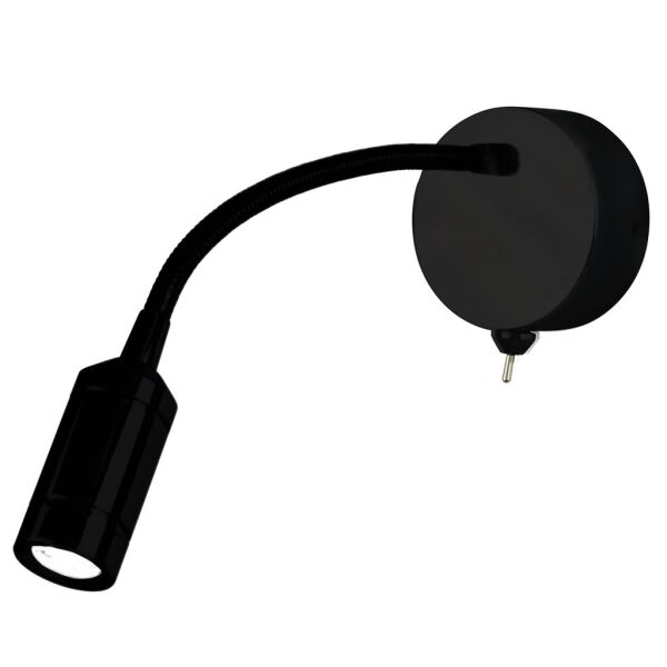2256BK Flexy LED Adjustable Kinkiet - Chrome with Matt czarny Hea Searchlight
