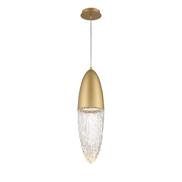QN-ECROU-1P-BG Lampa wisząca Ecrou – Szczotkowane złoto Elstead  - Mega RABATY w koszyku %