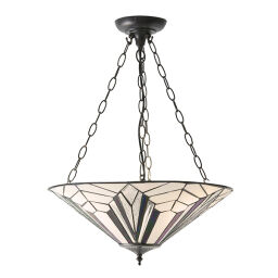 63936 Tiffany Astoria 3lt lampa wisząca Interiors1900 - MEGA rabaty w koszyku %