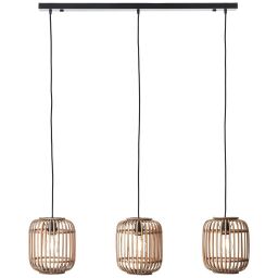 93778/20 Lampa wisząca Woodrow 3-płomieniowa jasnobrązowa