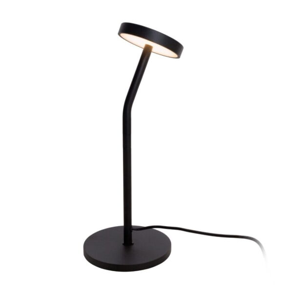 T0061 Lampa Stołowa Ibiza Czarna Maxlight 