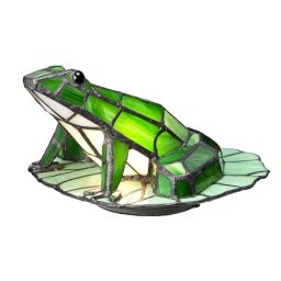 QZ-FROG-TL Lampy Tiffany Zwierząt Żaba Lampa Tiffany Elstead - Mega RABATY w koszyku %