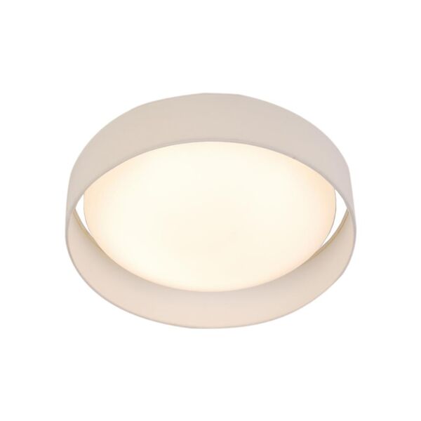9371-50WH Gianna LED Flush Lampa sufitowa - Acrylic, & Fabric Shade Searchlight