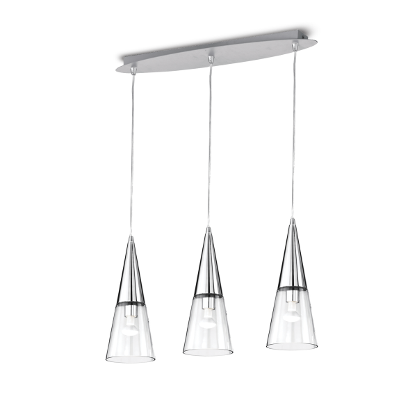 112367 Lampa wisząca cono sp3 chrome Ideal Lux - Mega RABATY w koszyku %