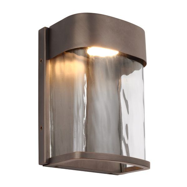 FE-BENNIE-S-ANBZ Mały kinkiet LED Bennie 1 Light – antyczny brąz Elstead - Mega RABATY w koszyku %