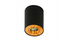 Lampa sufitowa - natynkowa BROSS 1 czarna-złota AZ2955 Azzardo