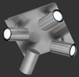 802430407 LAMPA SUFITOWA MARLEY NIKIEL MAT  - Mega RABATY W KOSZYKU %