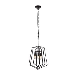 7973BK Slinky 3Lt Lampa wisząca - czarny Metal Searchlight
