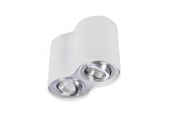 Lampa sufitowa - natynkowa BROSS 2 biały - aluminium AZ0784 Azzardo