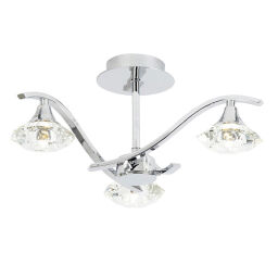 LANGELLA-3CH Plafon Langella 3  semi flush Endon - MEGA rabaty w koszyku %