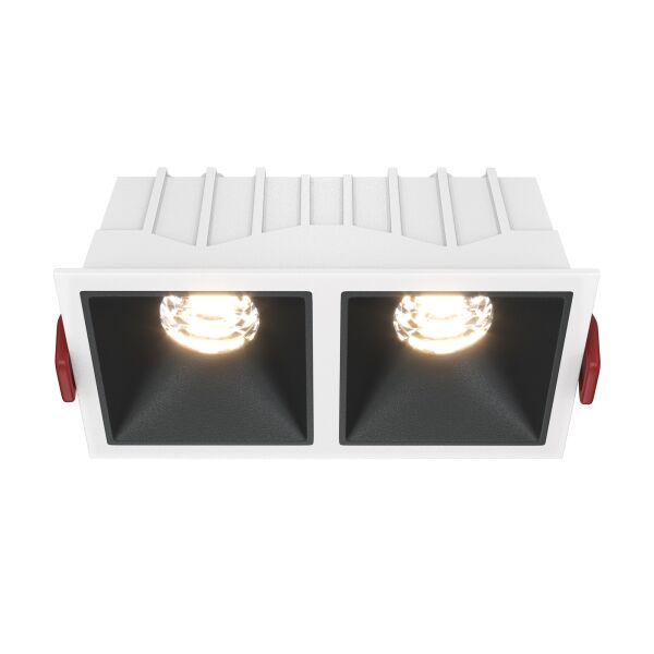 DL043-02-10W3K-D-SQ-WB Lampa wpuszczana Alfa LED 3000K 2x10W 36° Dim Triac Maytoni - Mega RABATY % w koszyku