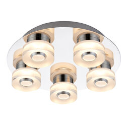 68913 Lampa łazienkowa Rita 5  flush Endon - MEGA rabaty w koszyku %