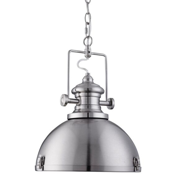 2297SS Louisiana Lampa wisząca - satyna srebrny & Clear Lens Searchlight